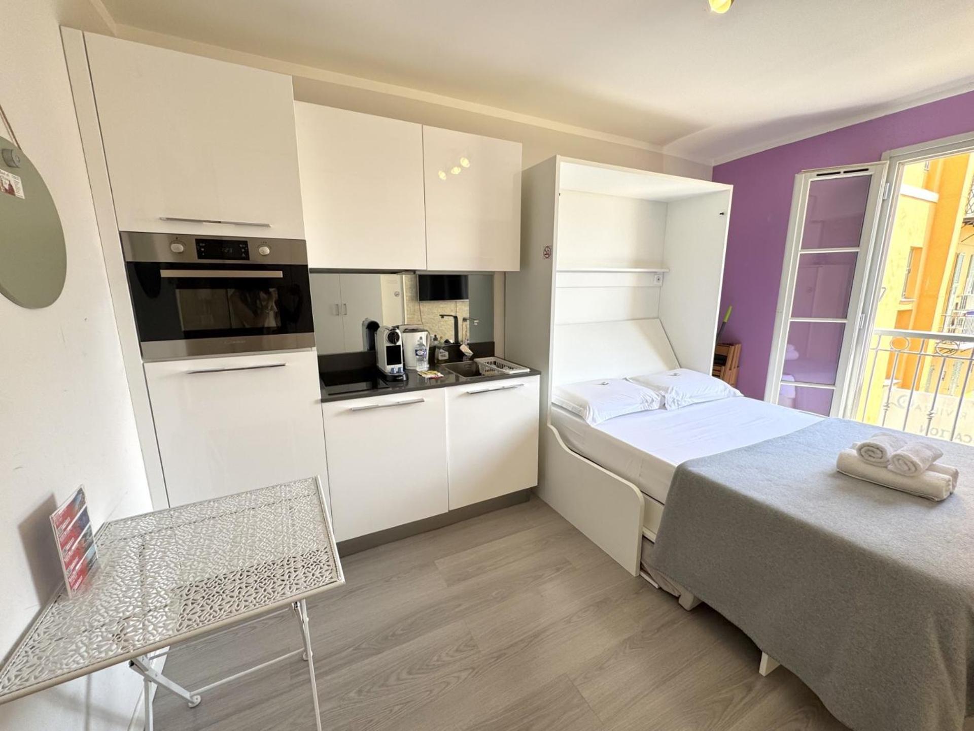 Aparthotel Riviera Nice Cote D'Azur - Old Town - Studio Ac - Sea View - 50M Promenade Des Anglais- La Maison Linda Екстер'єр фото