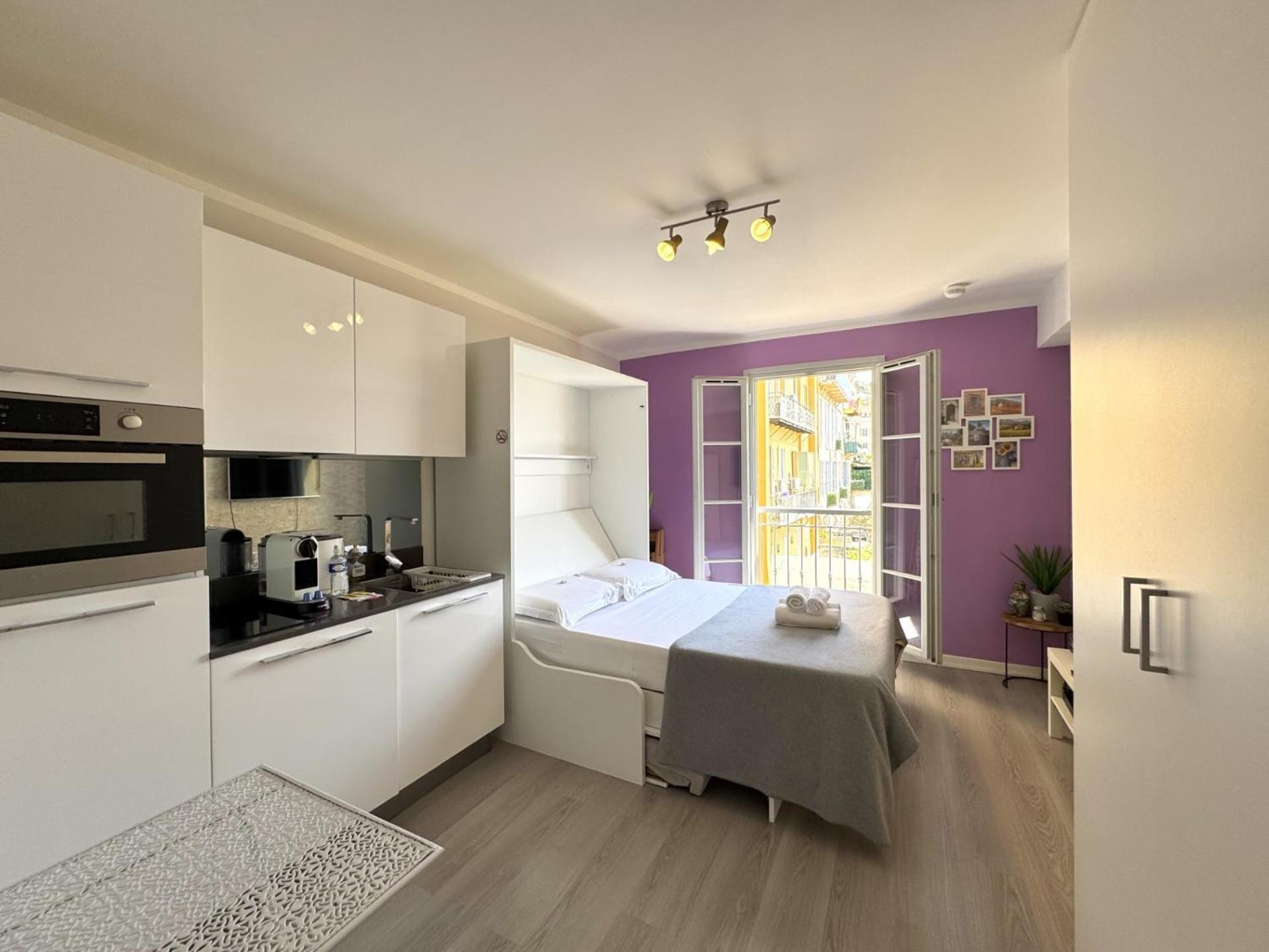 Aparthotel Riviera Nice Cote D'Azur - Old Town - Studio Ac - Sea View - 50M Promenade Des Anglais- La Maison Linda Екстер'єр фото